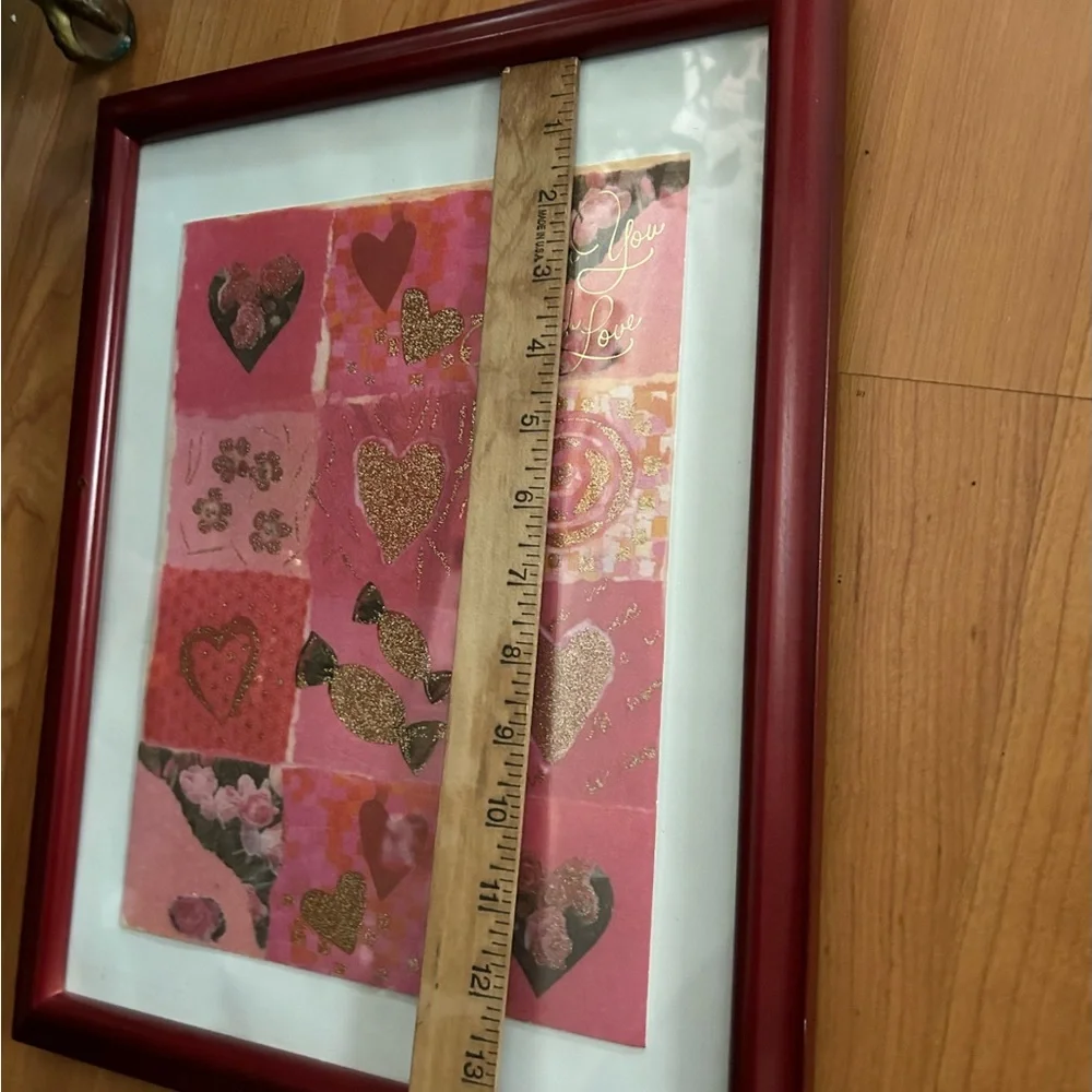 Large Framed Valentines Picture